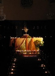 Adoration dans l'église